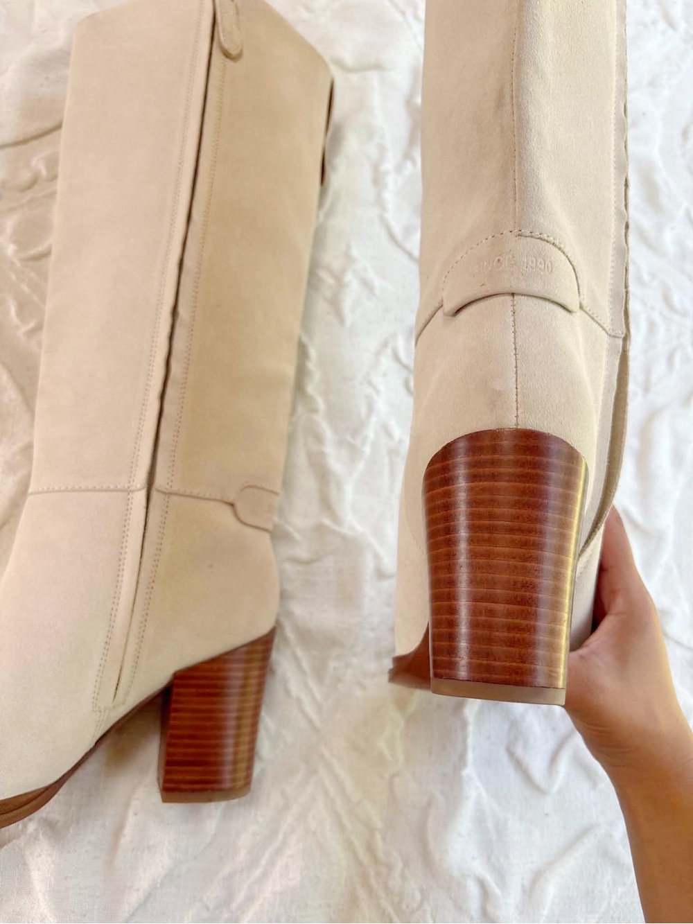 Franco Sarto Jasmine Block Heel Boots Size 6.5 - Picture 5 of 13